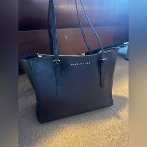 Marc Jacobs Black Leather Tote